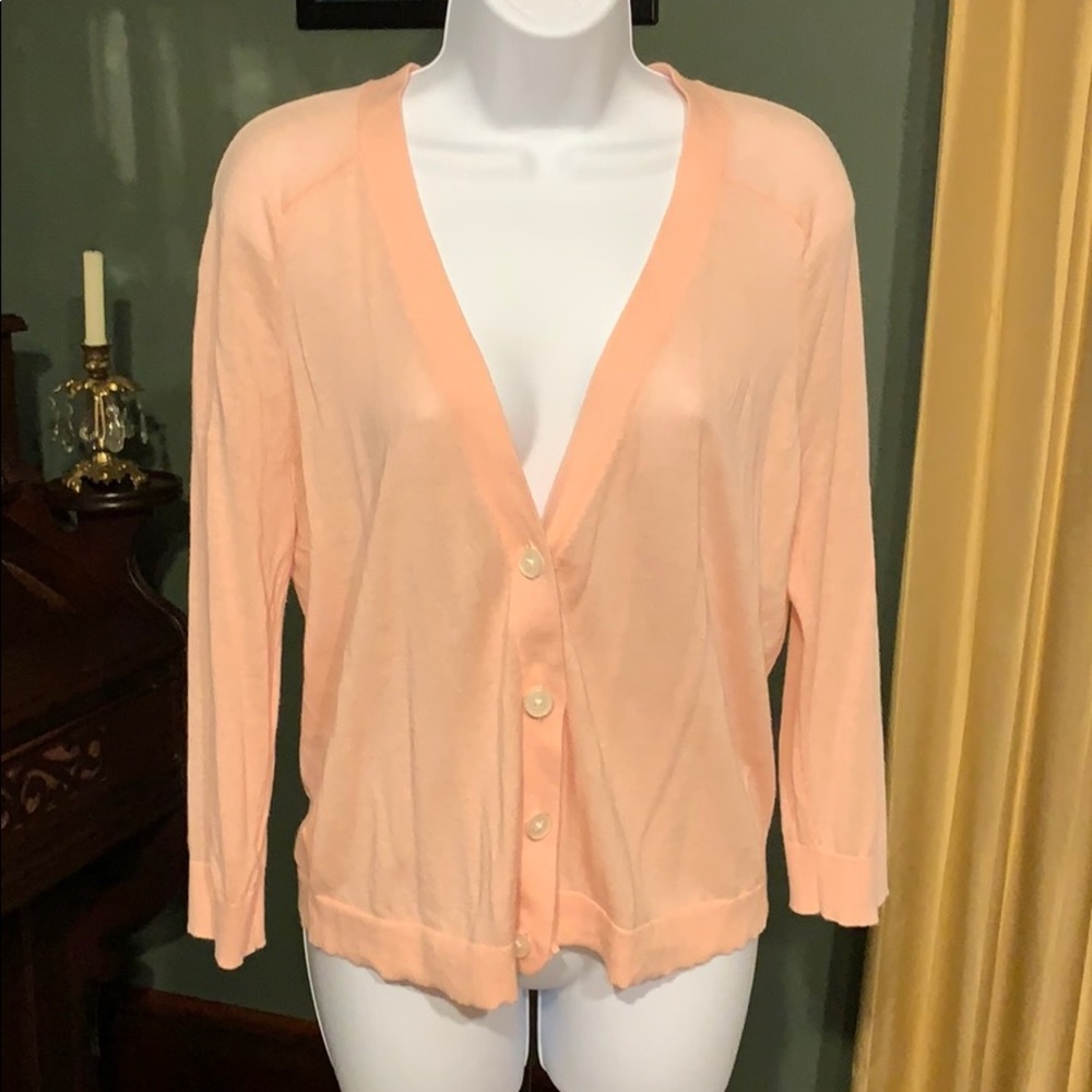 Lightweight pink cardigan